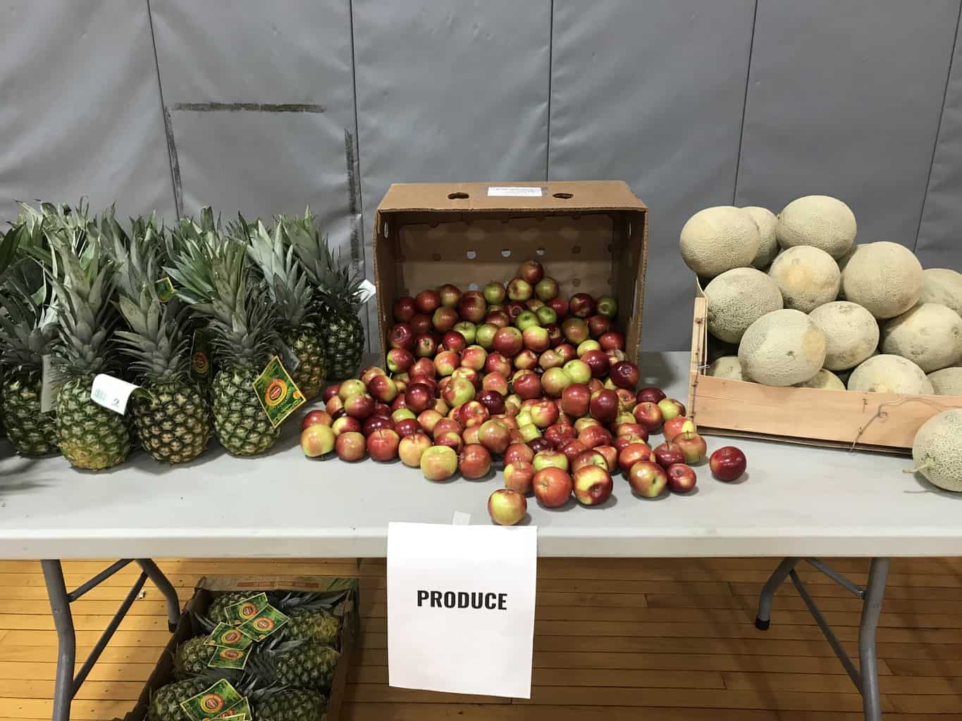 Produce at the Fletcher Maynard Academy School Market